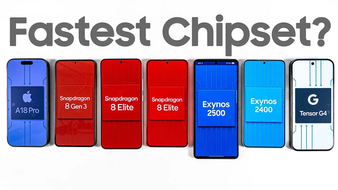 Benchmark results for Exynos 2500 vs Tensor G4 performance