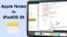 Apple Notes iPadOS 26 update with new features and interface