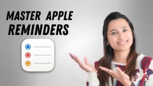 Apple Reminders app interface showing Smart Lists for task organization