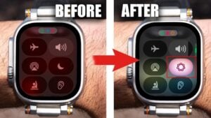 Apple Watch being used as a camera remote for group photos