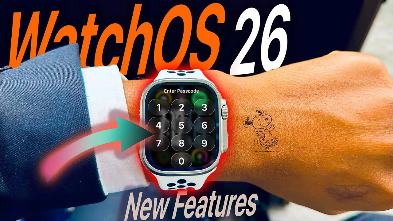 Apple Watch with updated Smart Stack preferences in watchOS 26 Beta 4
