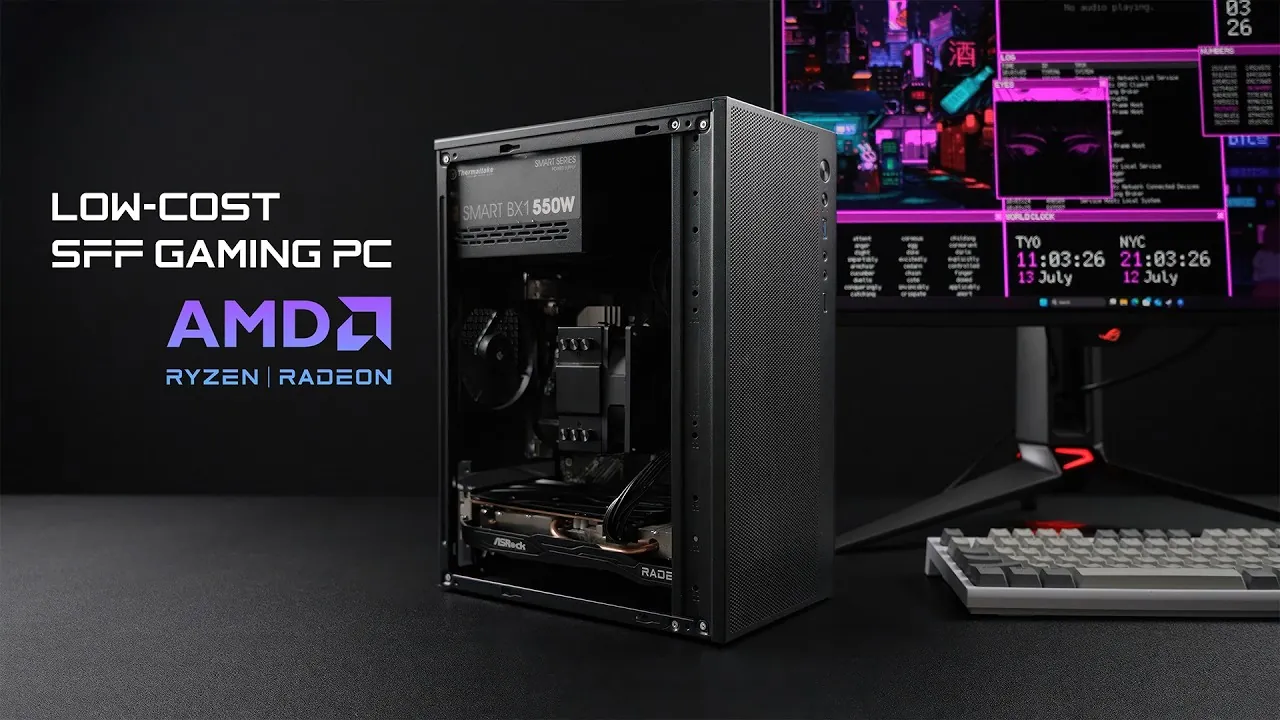 Affordable gaming PC setup optimized for 1440p performance