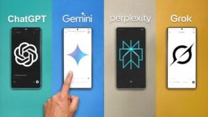 Comparison of ChatGPT, Google Gemini, Perplexity, and Grock AI chatbots