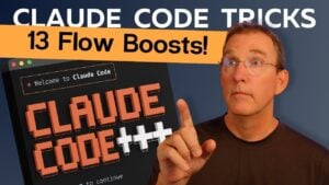 A developer using Claude Code to streamline workflows