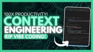 Diagram showcasing context engineering for AI development