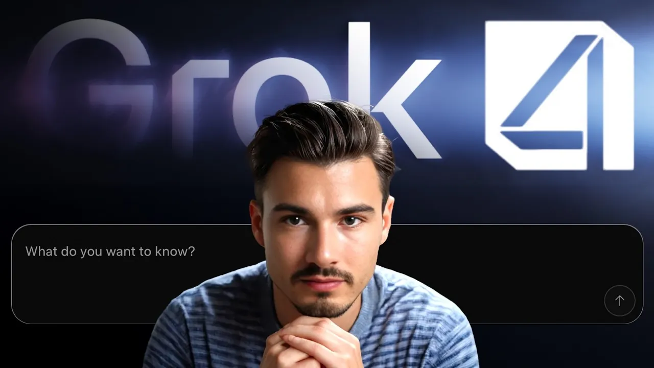 Cutting-edge AI assistance model Grok 4 in action