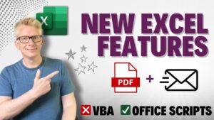 Overview of Excel’s new automation tools for PDFs and emails