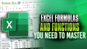 A detailed guide on essential Excel formulas for boosting productivity