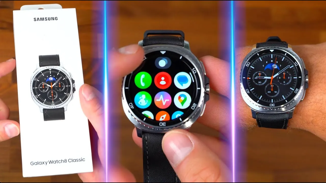 Galaxy Watch 8 Classic displaying advanced health tracking features