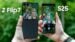Samsung Galaxy Z Flip 7 and S25 design comparison showcasing foldable and traditional styles