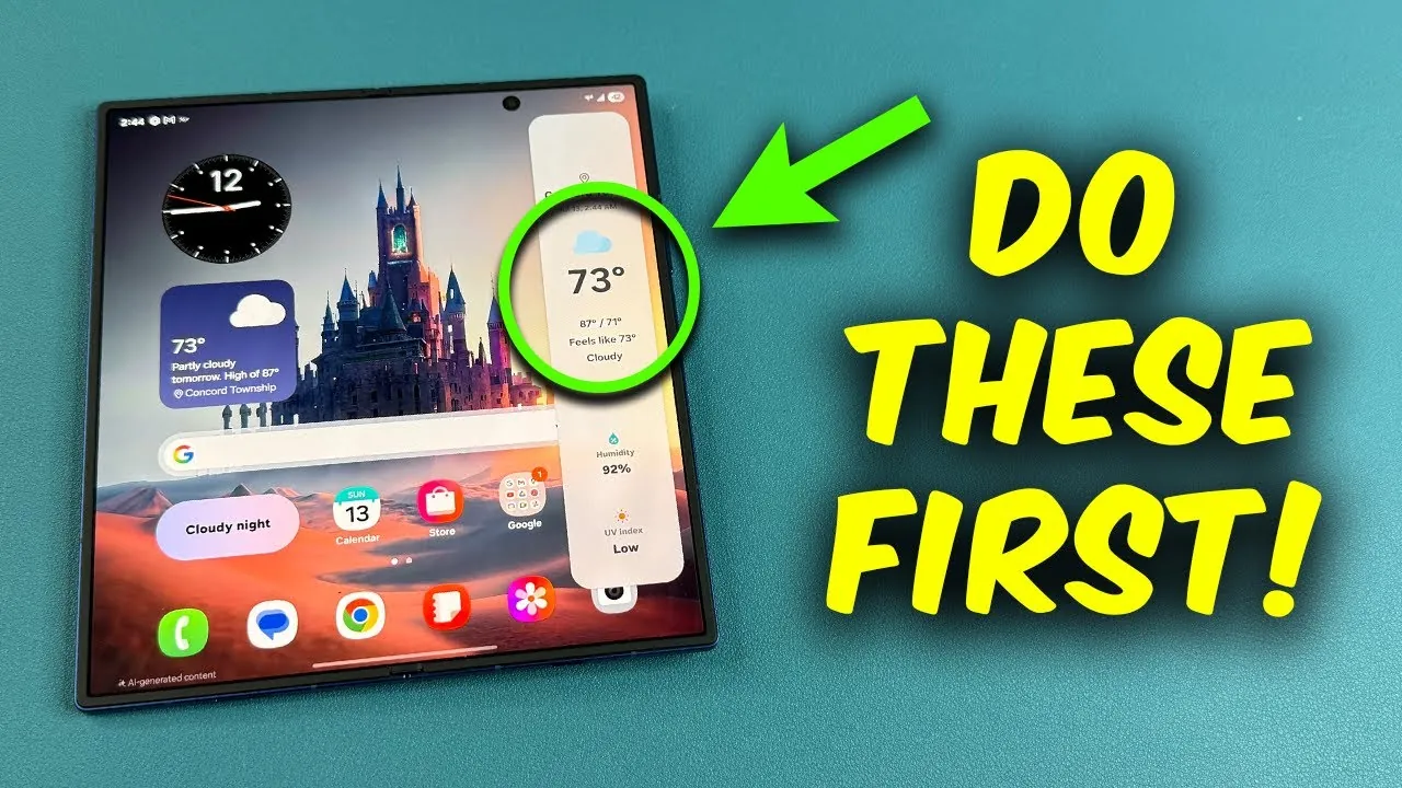 Guide to optimizing battery performance on the Galaxy Z Fold 7