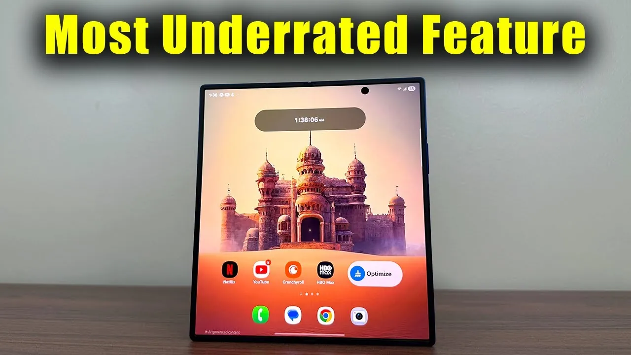 Galaxy Z Fold 7 cover screen mirroring settings for personalized layouts