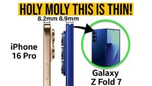 Samsung Galaxy Z Fold 7 showcasing its premium foldable design and large internal display