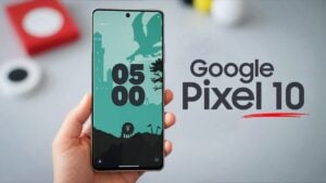 Google Pixel 10 in the new moonstone color variant