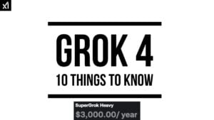 Grok 4 AI model showcasing its revolutionary features
