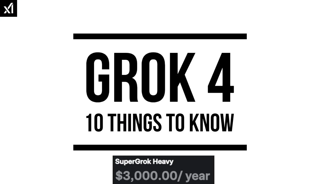 Comparison chart of Grok 4 and GPT-4 capabilities