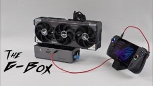 GTBOX G-Dock eGPU dock with Thunderbolt 4 and RTX 5090 compatibility