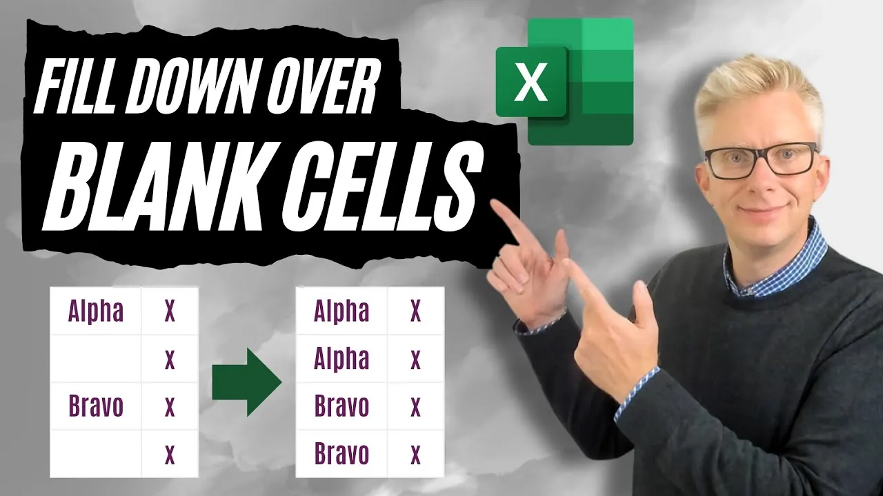 Step-by-step process to fill blank cells in Excel spreadsheets