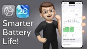 iOS 26 Adaptive Power Mode feature for smarter battery management