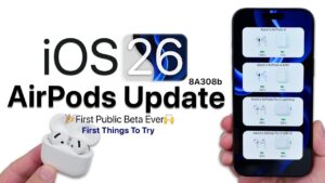 iOS 26 AirPods beta firmware update with new features and improvements
