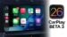 Apple CarPlay UI enhancements in iOS 26 Beta 3 with liquid glass design