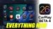 Updated Apple CarPlay interface with smoother animations in iOS 26 Beta 4