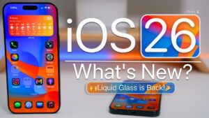 Liquid Glass Effect in iOS 26 Beta 4 showcasing enhanced app visuals