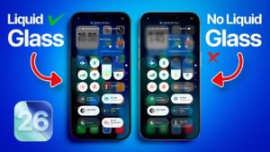 iOS 26 Liquid Glass design evolution from Beta 1 to Beta 3