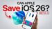 Preview of iOS 26 Liquid Glass design with dynamic transparency effects