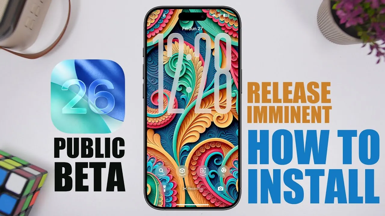 Overview of new features in iOS 26 public beta update