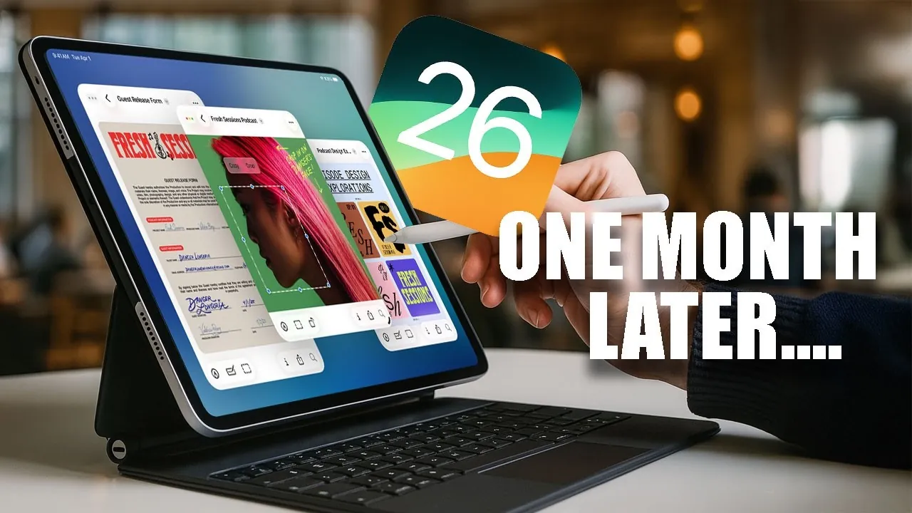 M4 iPad Pro paired with the Magic Keyboard for productivity