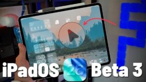 iPadOS 26 Beta 3 showcasing new lock screen customization options