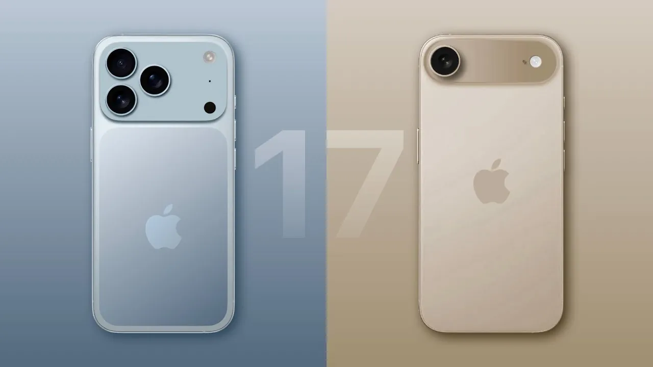 iPhone 17 Air, the thinnest and lightest model in the lineup