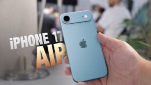 Ultra-thin iPhone 17 Air design showcasing its sleek 5.5 mm profile