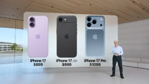 Apple iPhone 17 lineup showcasing new features and models