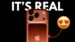 iPhone 17 Pro in bold copper orange finish with sleek metallic design