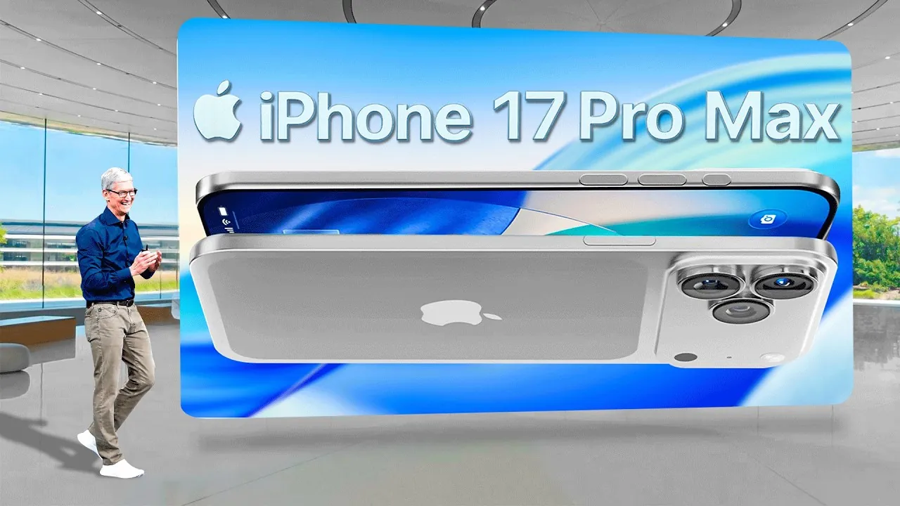 iPhone 17 Pro Max with 8K video recording capabilities for creators