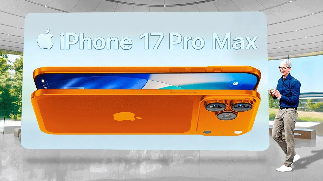 Close-up of the iPhone 17 Pro Max’s aluminum body design