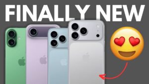 iPhone 17 with thinner bezels and edge-to-edge display design