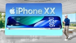 iPhone 20 design leaks showcasing bezel-less display and sleek aesthetics