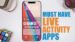 iPhone lock screen showing live activity apps for real-time updates