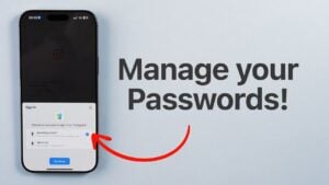 Guide to using the iPhone Passwords app for secure password management