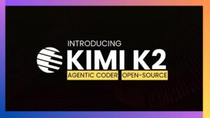 Kimi K2 AI model showcasing its open-weight innovation and coding capabilities