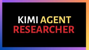 Kimi K2 AI researcher showcasing advanced problem-solving capabilities