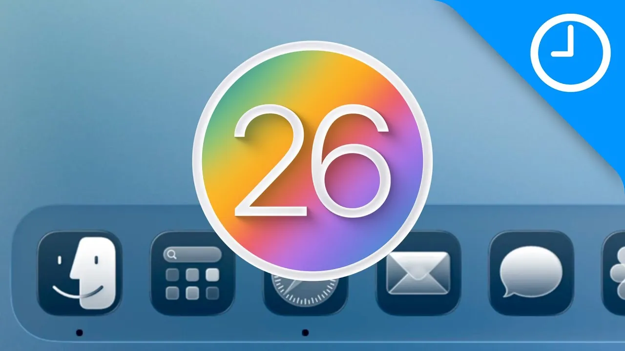 Visual design updates in Mac OS 26 Tahoe with sleek interface