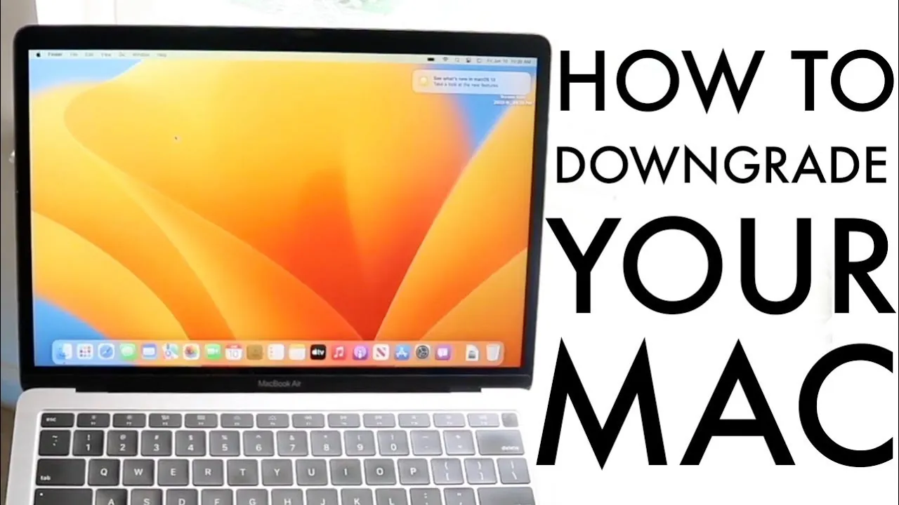 Step-by-step guide to reinstalling the original macOS version