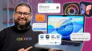 Revamped Control Center in macOS Tahoe with customization options