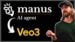 Manus AI and Veo 3 transforming data into multimedia content