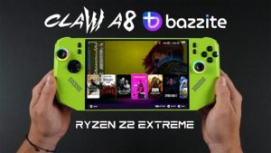 MSI Claw A8 handheld gaming device powered by Linux and Ryzen Z2 Extreme