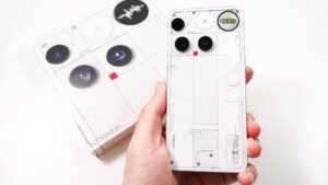 Glyph Matrix design on the Nothing Phone 3 showcasing LED notifications